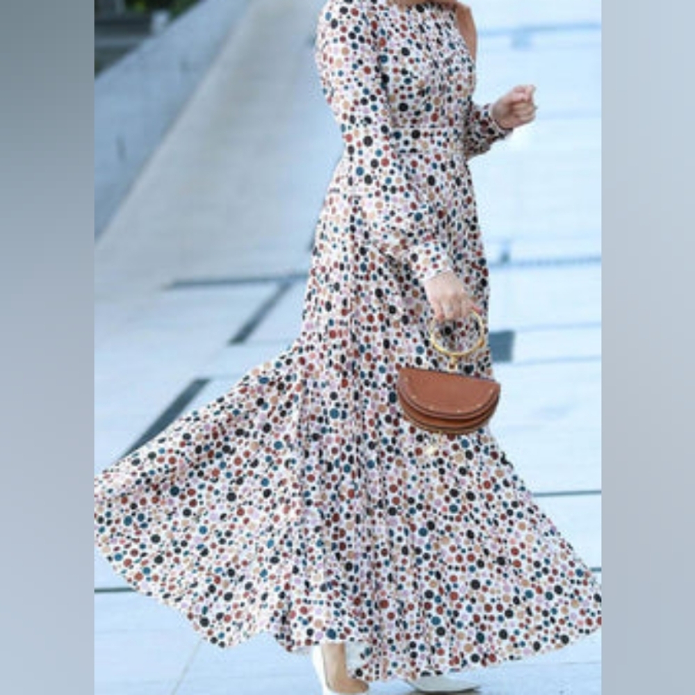 Dotted Delight Maxi Dress